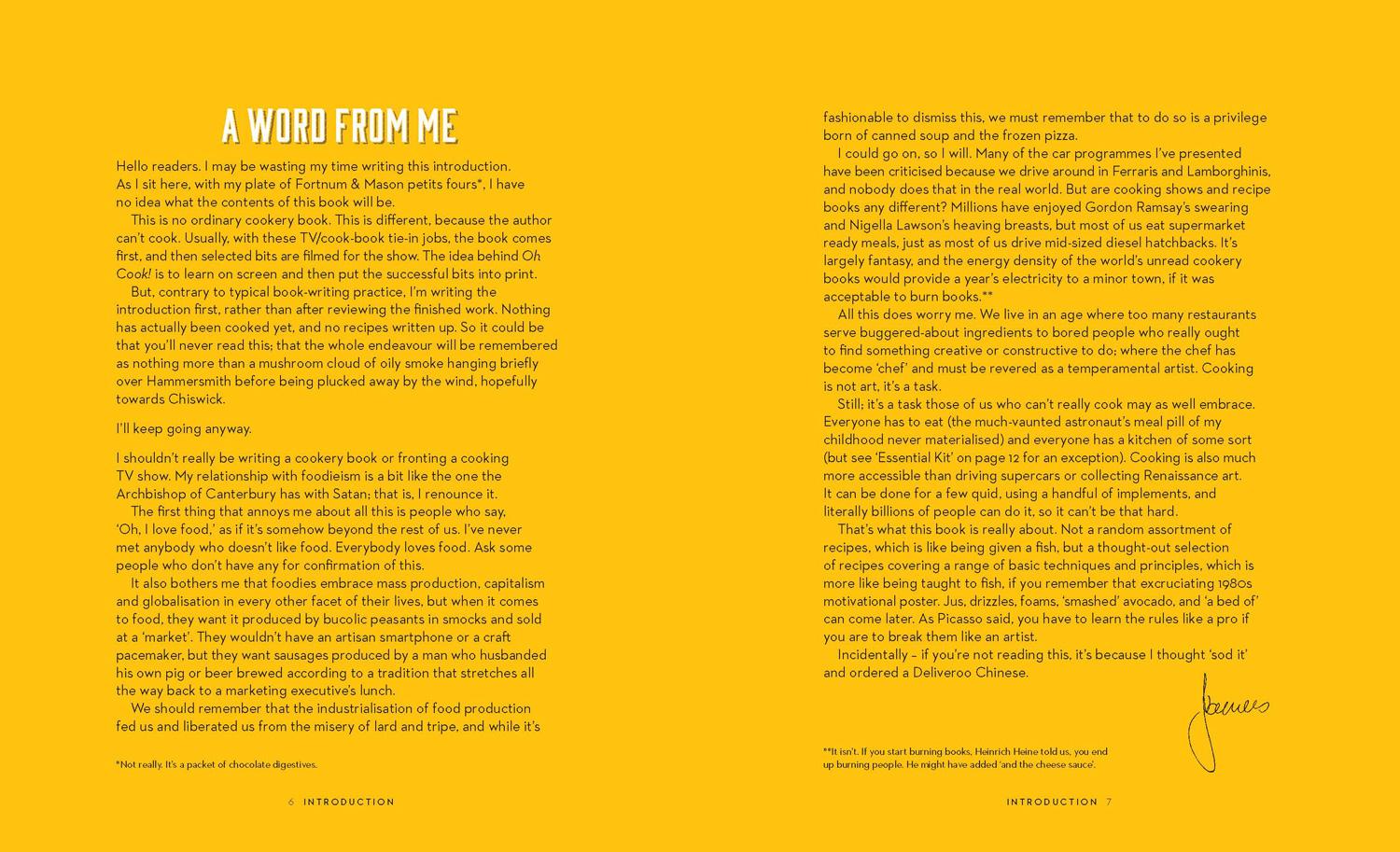 Beispielinhalt (Bild) Oh Cook!