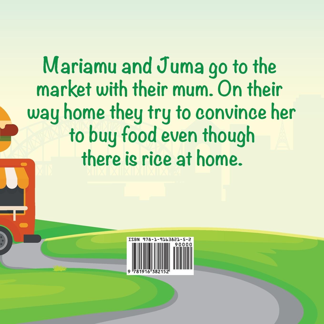 Rückseitencover There's Rice At Home (Swahili)