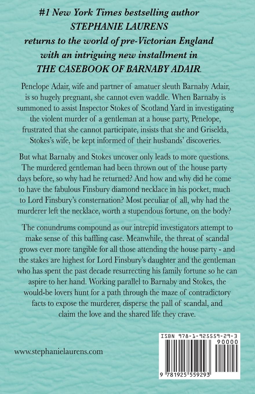 Rückseitencover The Peculiar Case of Lord Finsbury's Diamonds