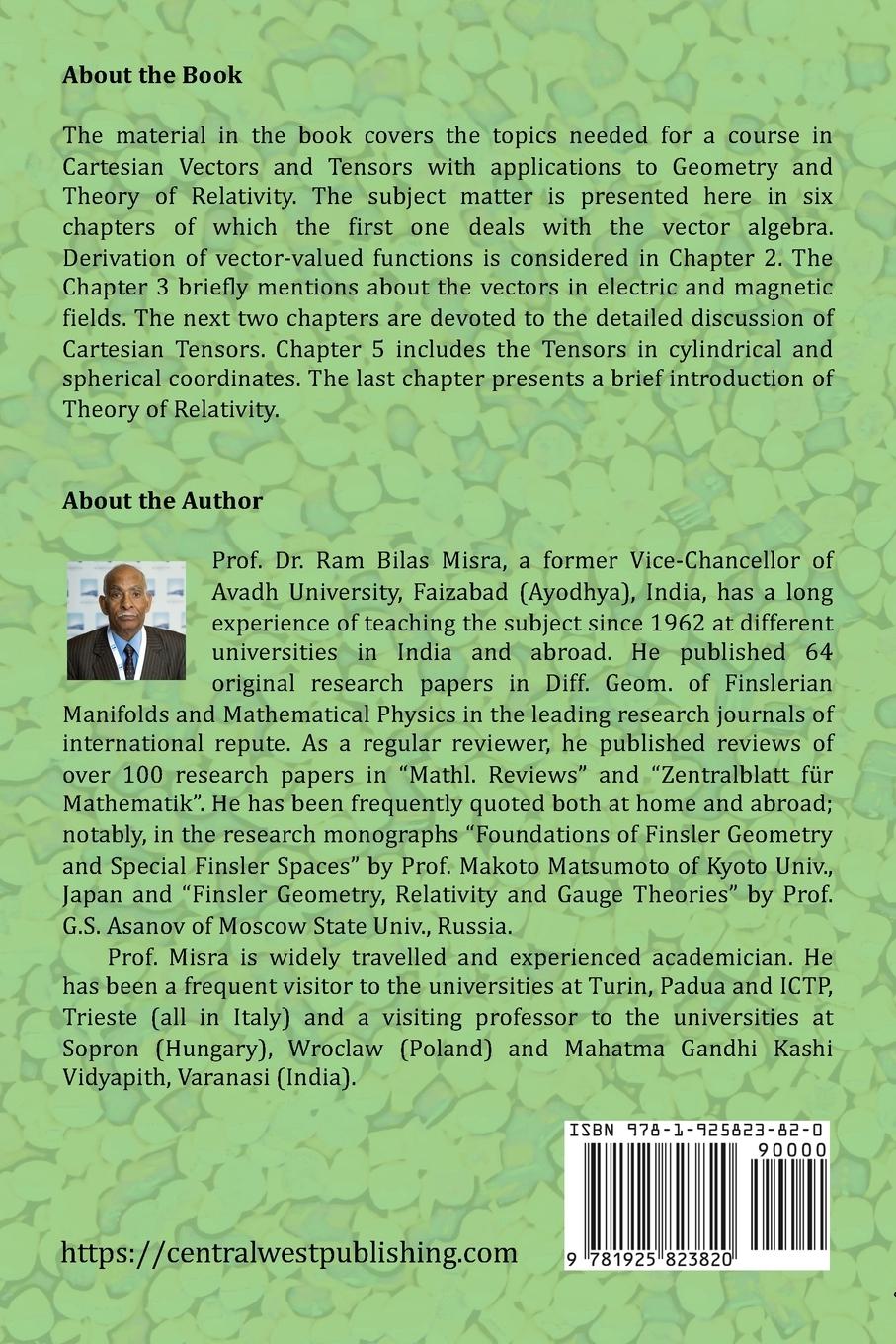 Rückseitencover Cartesian Vectors and Tensors