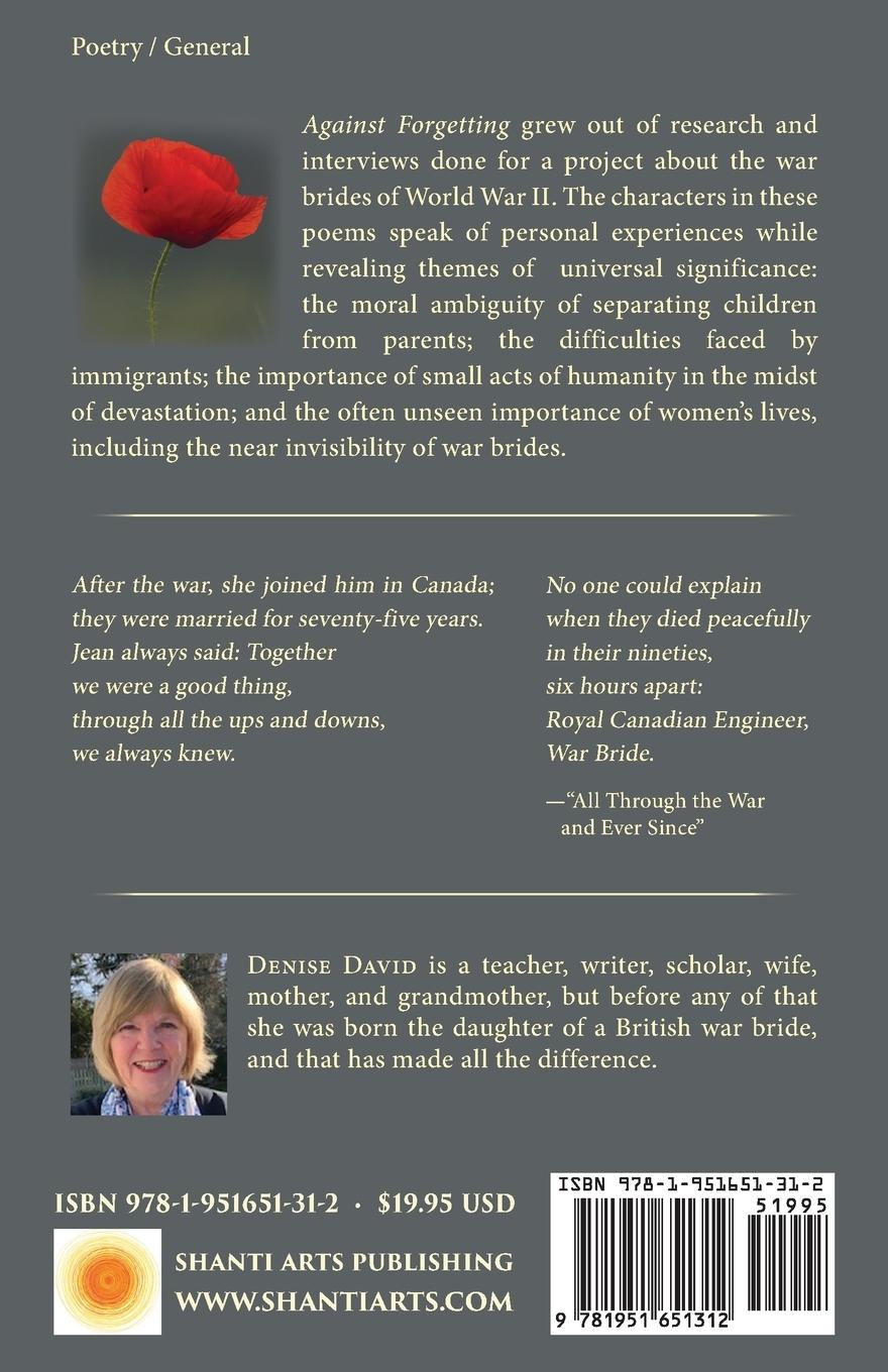 Rückseitencover Against Forgetting: War, Love, and After War