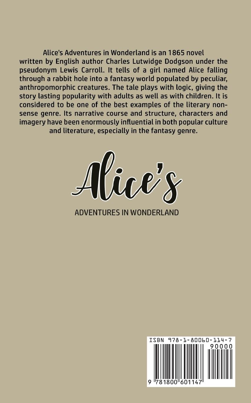 Rückseitencover Alice's Adventures In Wonderland