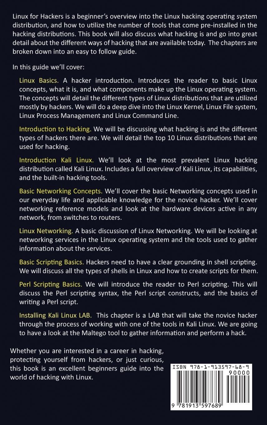 Rückseitencover Linux for Hackers