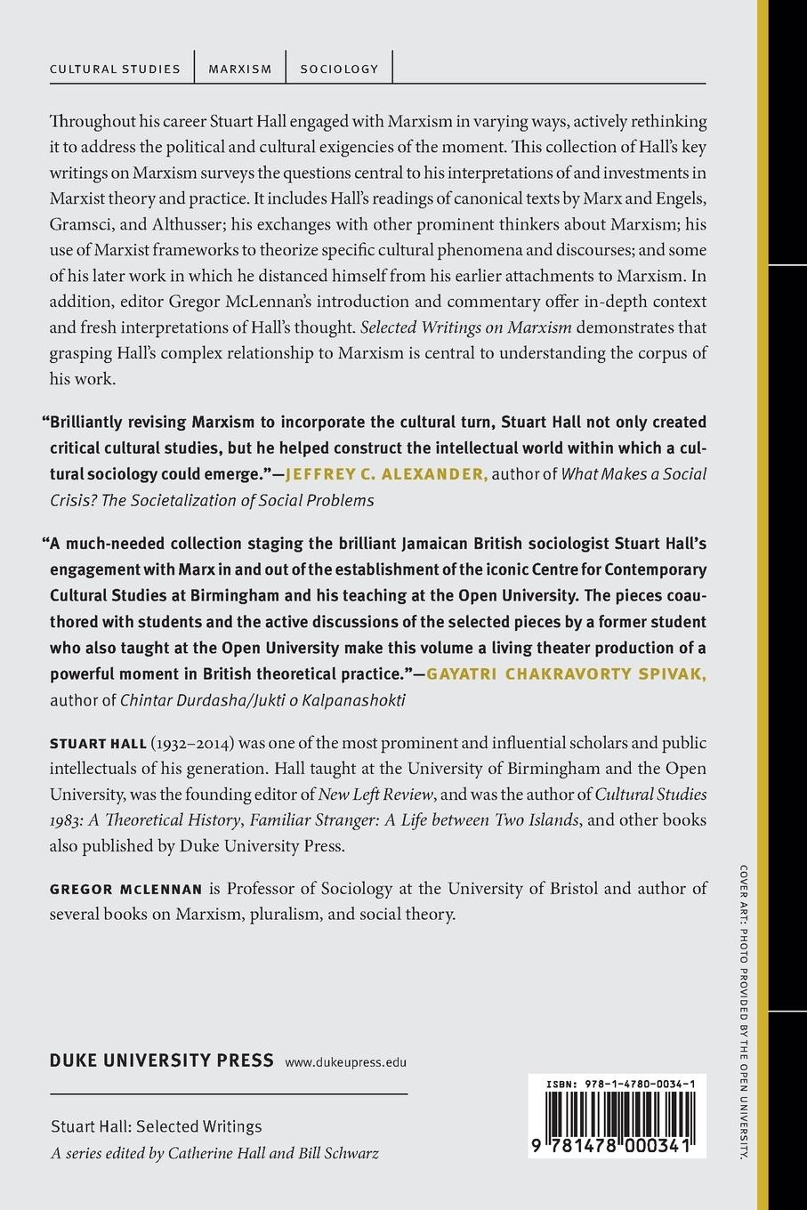 Rückseitencover Selected Writings on Marxism