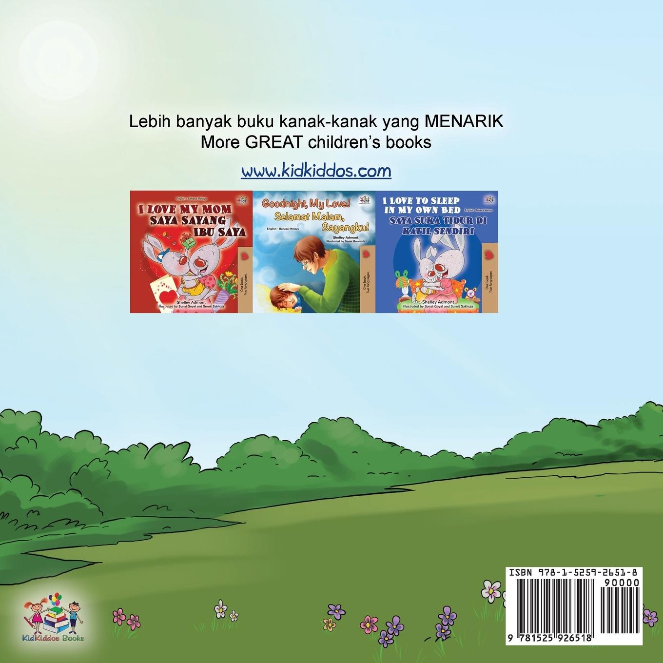 Rückseitencover Being a Superhero (Malay English Bilingual Book for Kids)
