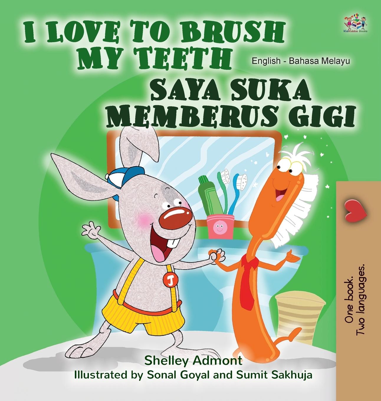 Vorderes Coverbild I Love to Brush My Teeth (English Malay Bilingual Book for Kids)