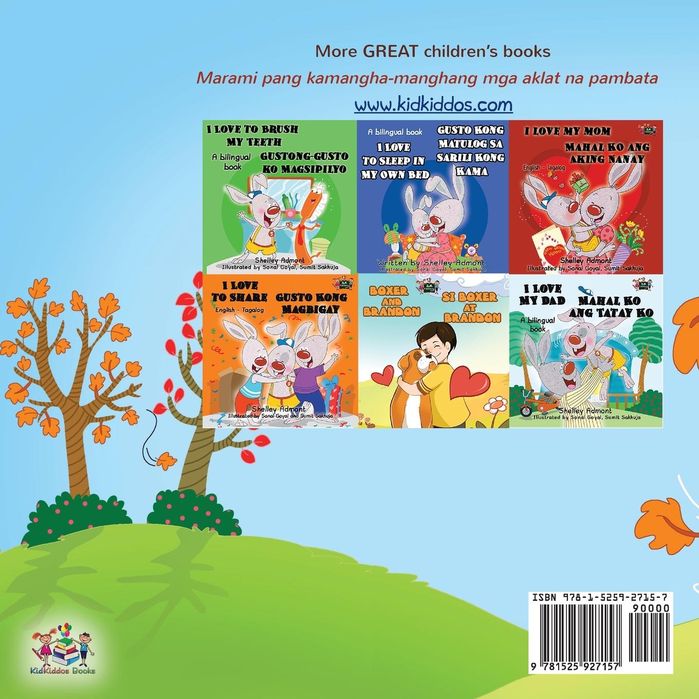 Rückseitencover I Love Autumn (English Tagalog Bilingual Book for Kids)