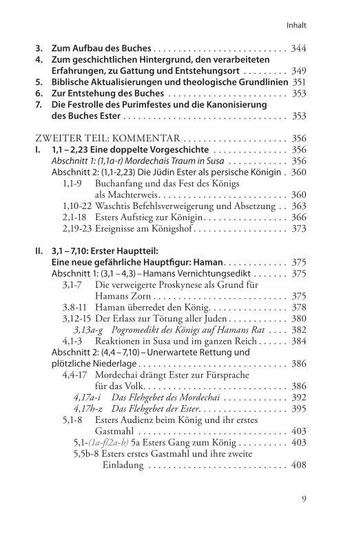 Beispielinhalt (Bild) Die Bücher Tobit, Judit, Ester