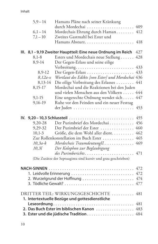 Beispielinhalt (Bild) Die Bücher Tobit, Judit, Ester