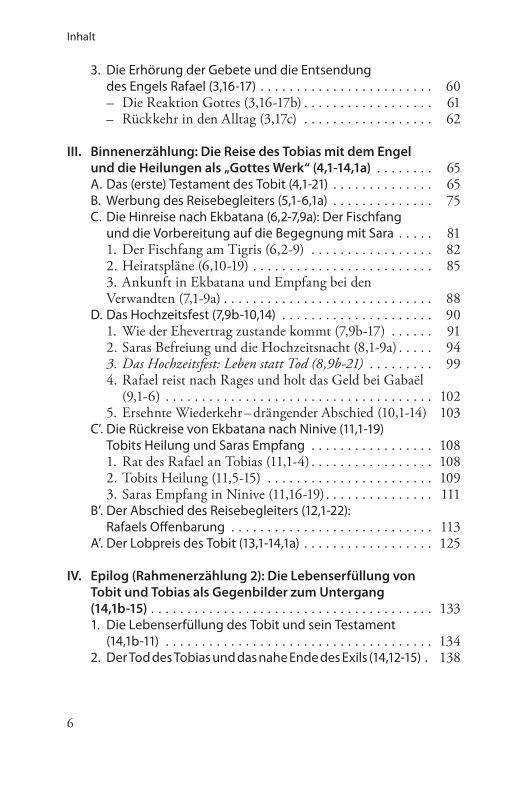 Beispielinhalt (Bild) Die Bücher Tobit, Judit, Ester
