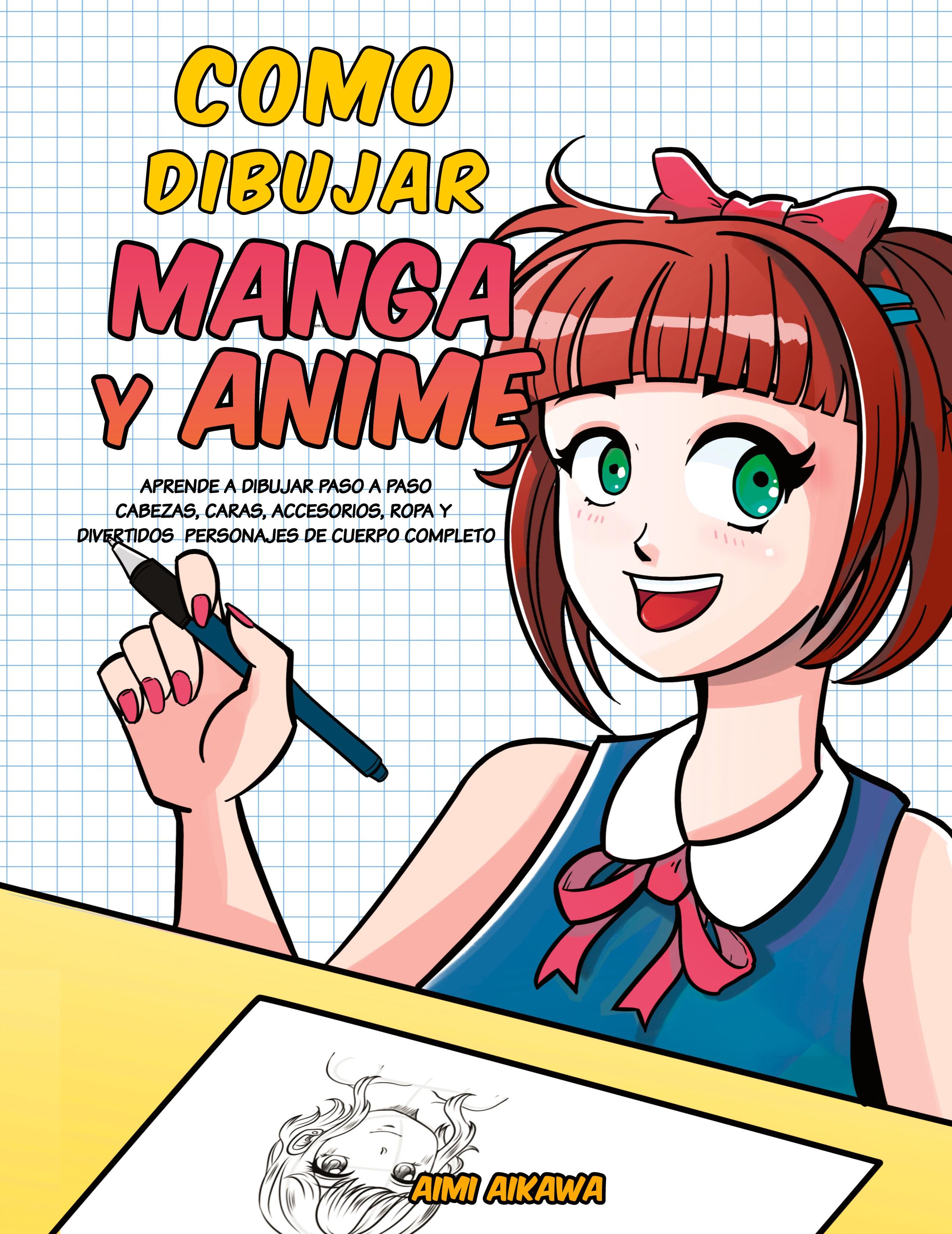 Vorderes Coverbild Como dibujar Manga y Anime