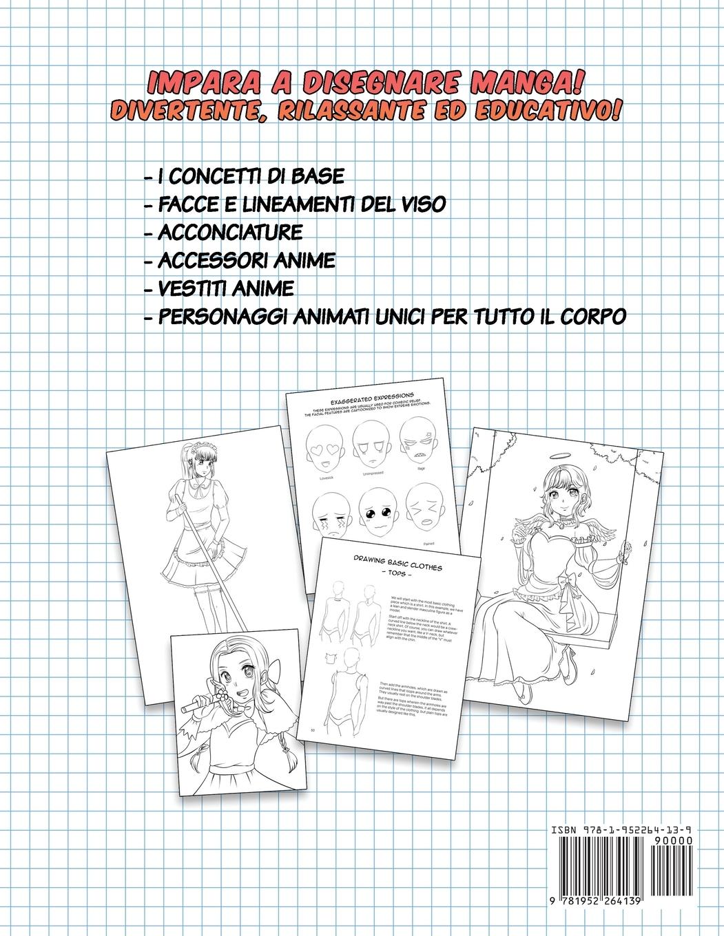 Rückseitencover Come disegnare Manga