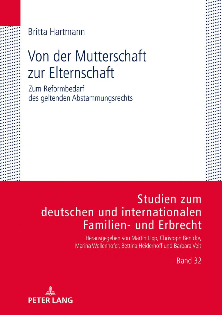 Vorderes Coverbild Von der Mutterschaft zur Elternschaft