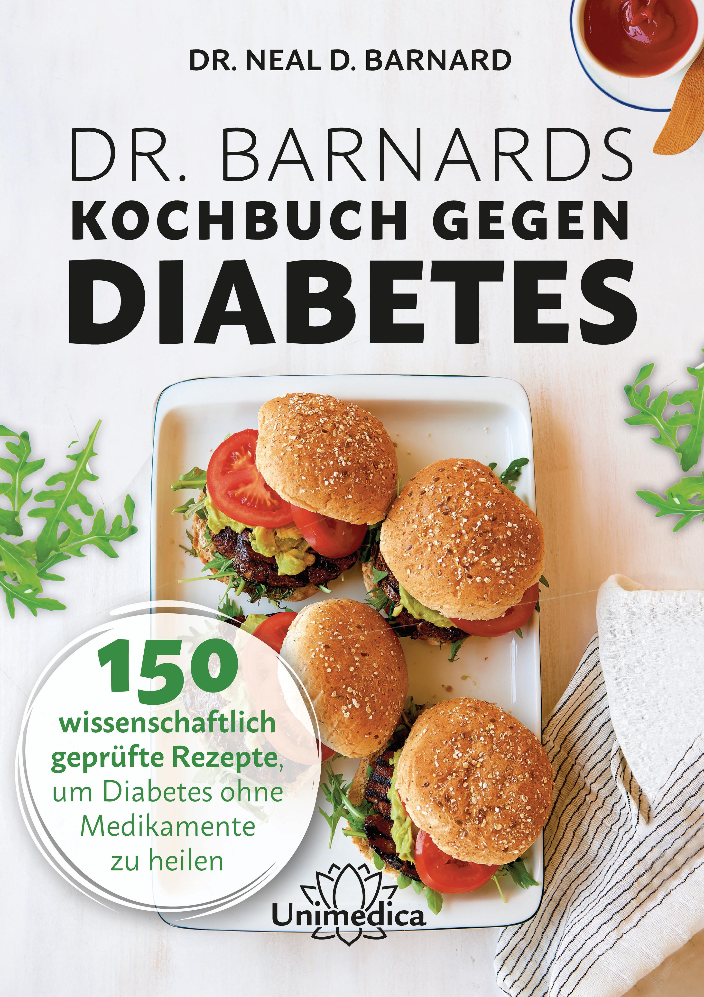 Vorderes Coverbild Dr. Barnards Kochbuch gegen Diabetes