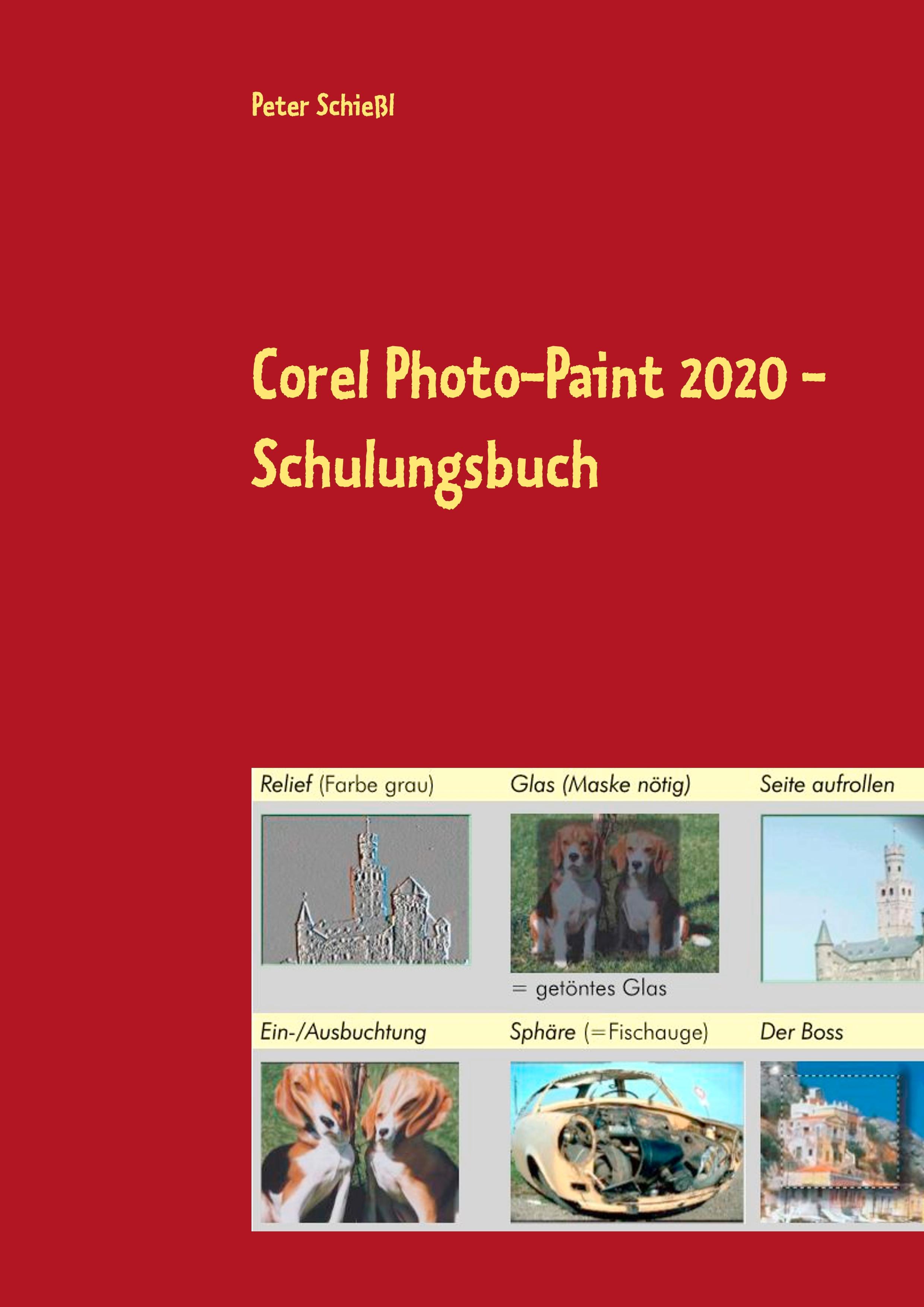 Vorderes Coverbild Corel Photo-Paint 2020 - Schulungsbuch