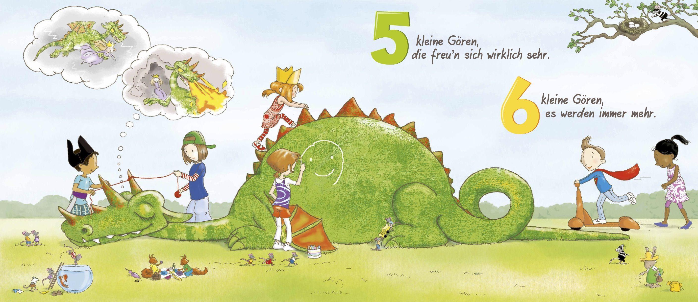 Beispielinhalt (Bild) 10 kleine Gören - Erste Zahlen