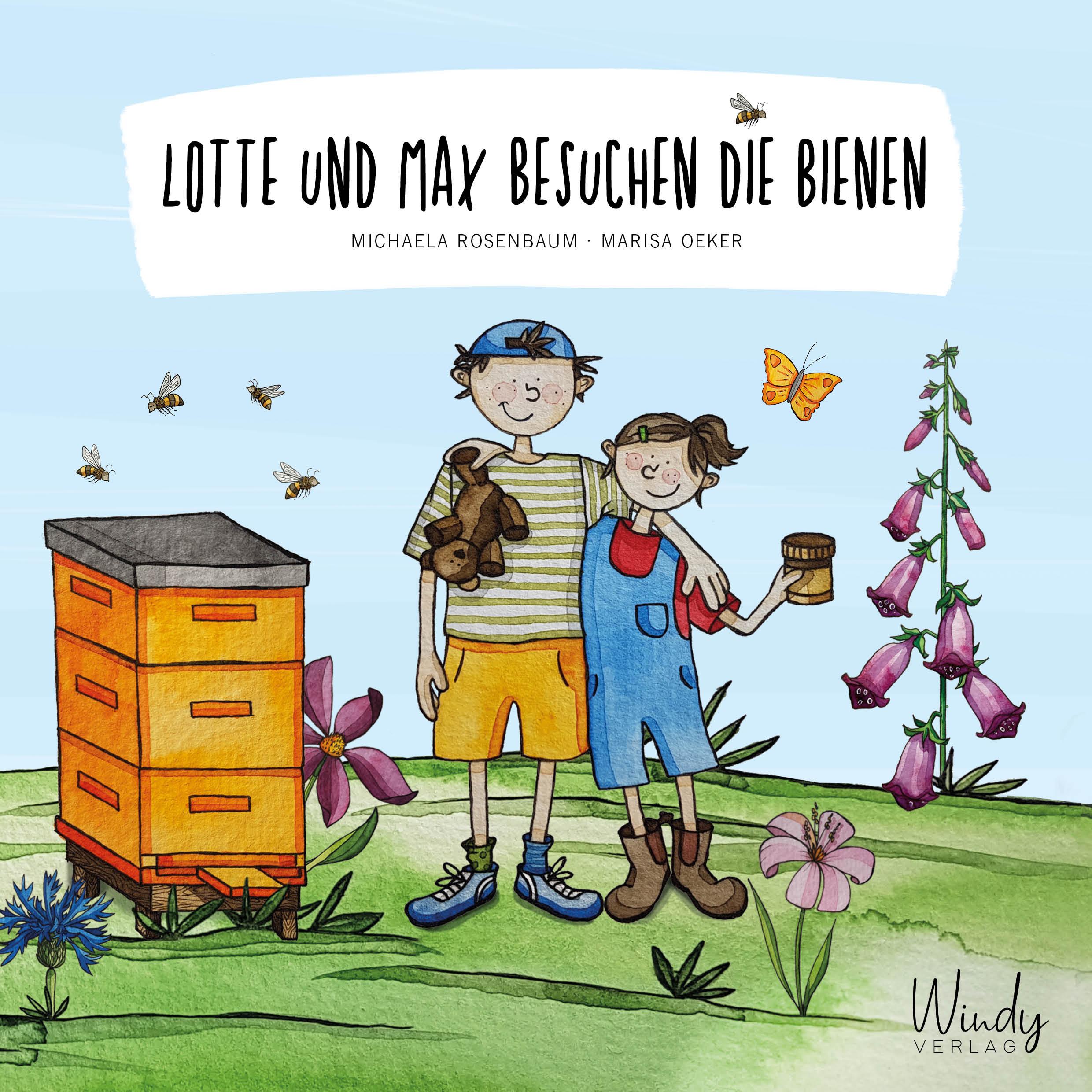 Vorderes Coverbild Lotte und Max besuchen die Bienen