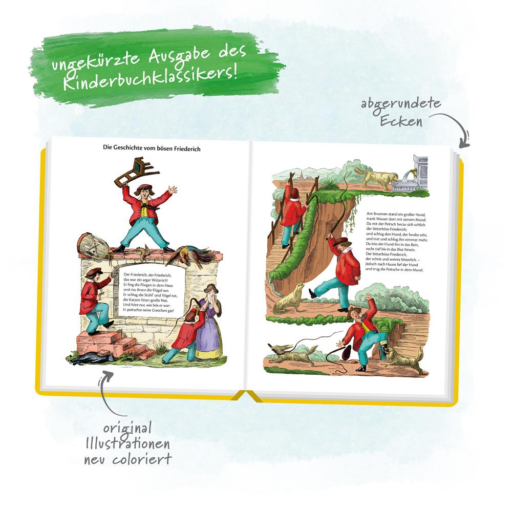 Beispielinhalt (Bild) Trötsch Kinderbuch Struwwelpeter