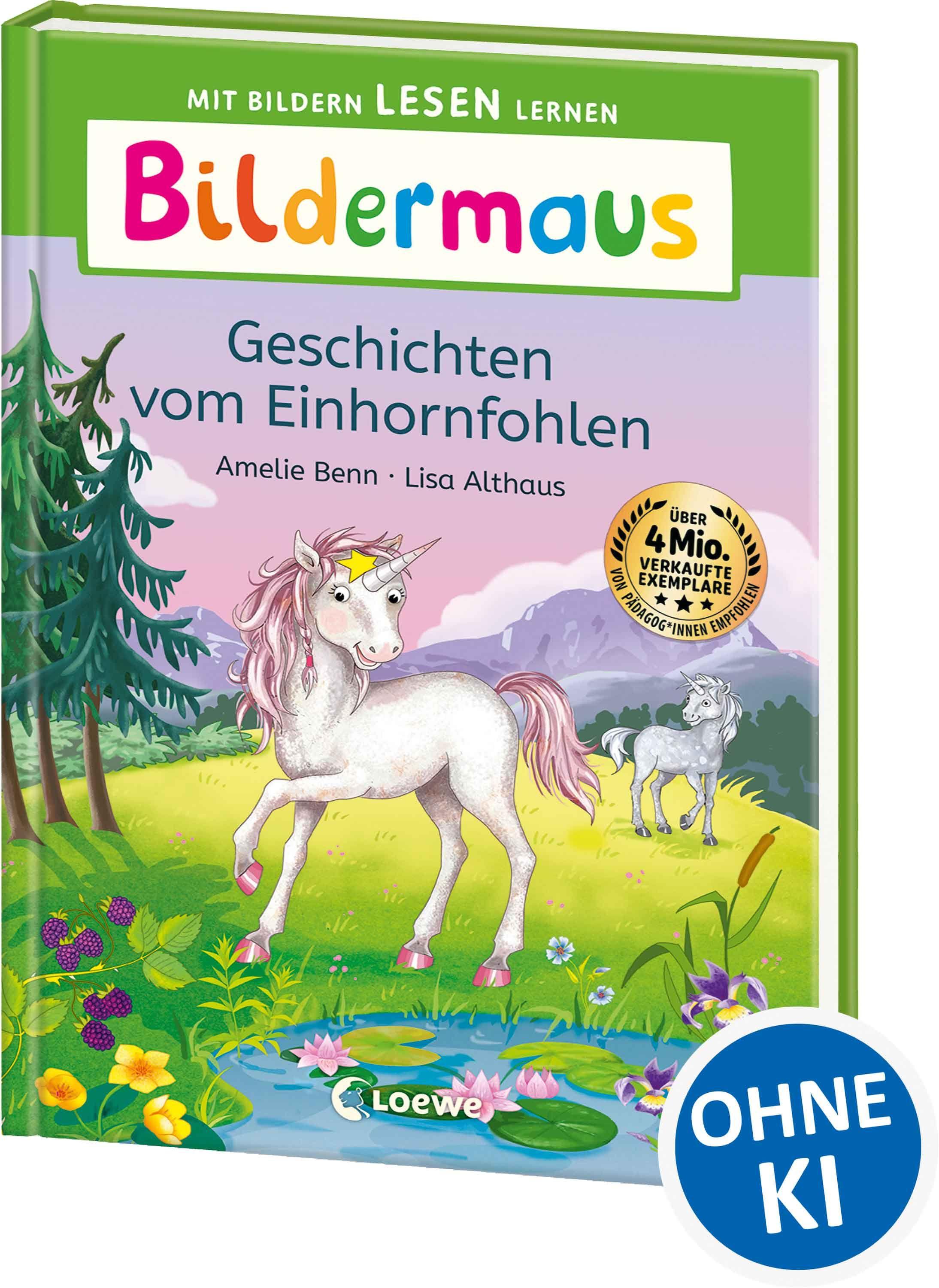 Vorderes Coverbild Bildermaus - Geschichten vom Einhornfohlen
