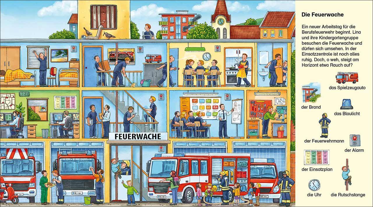 Beispielinhalt (Bild) Suche und finde! - Feuerwehr