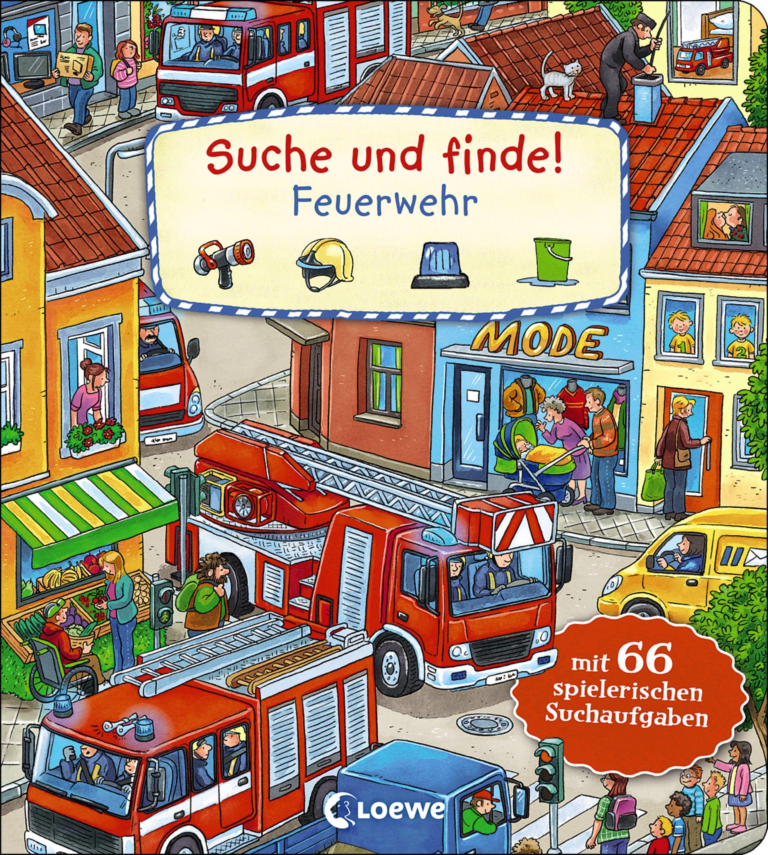 Vorderes Coverbild Suche und finde! - Feuerwehr