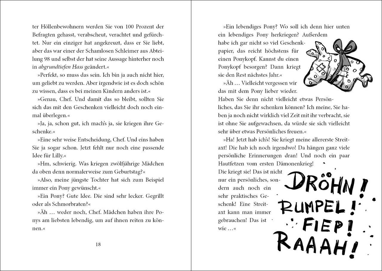 Beispielinhalt (Bild) Luzifer junior (Band 8) - Ein Geschenk der Hölle