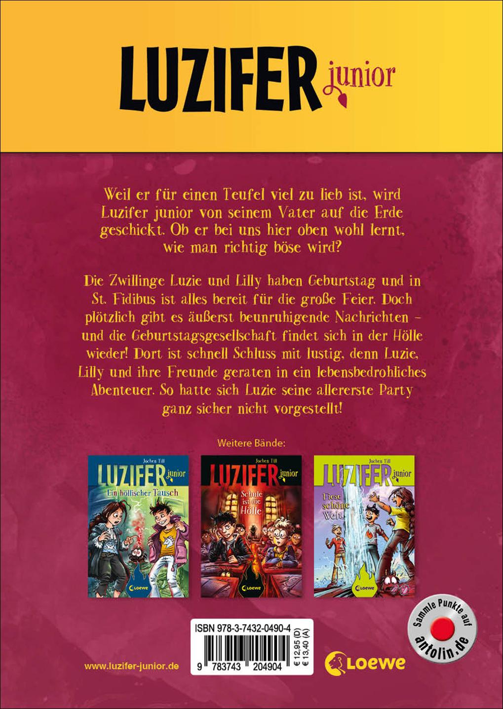 Rückseitencover Luzifer junior (Band 8) - Ein Geschenk der Hölle