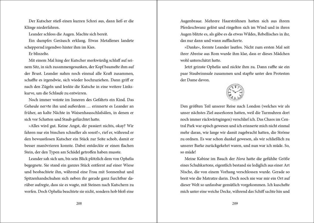 Beispielinhalt (Bild) Ophelia und die Bernsteinchroniken