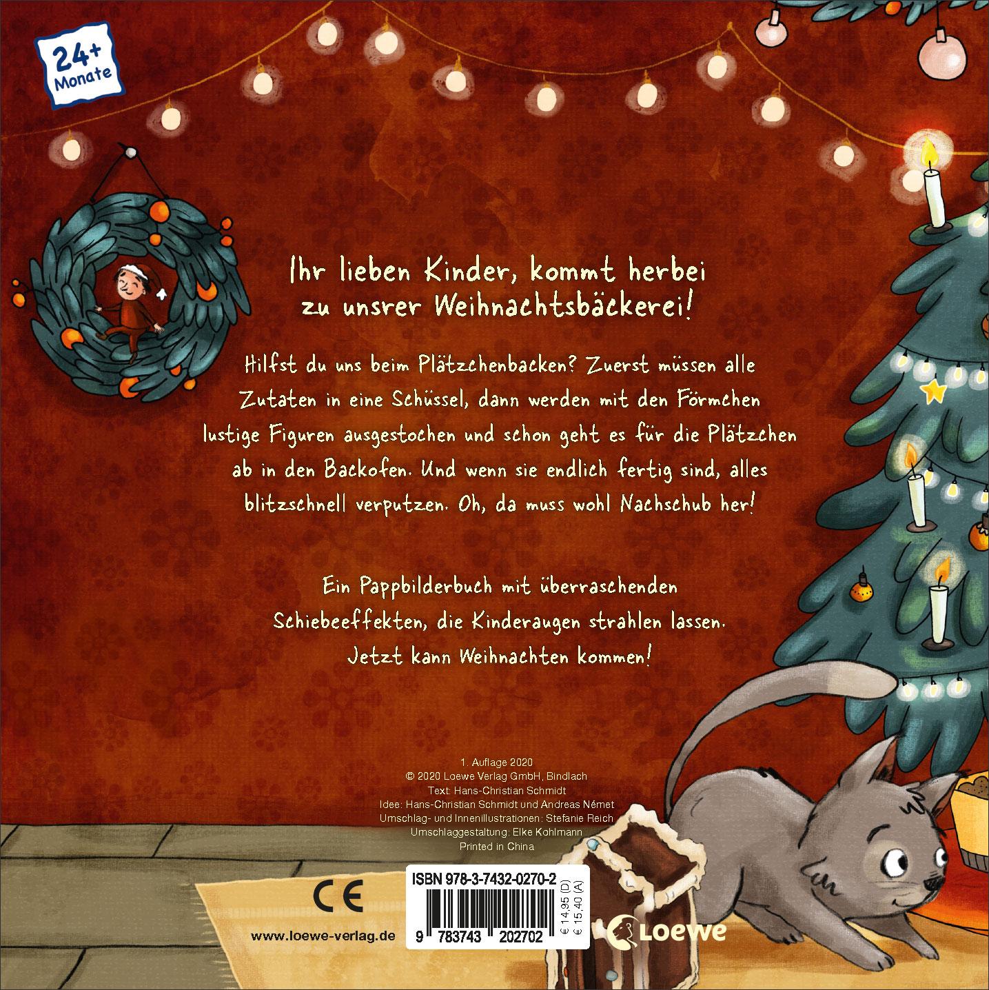 Rückseitencover Komm mit in die Weihnachtsbäckerei