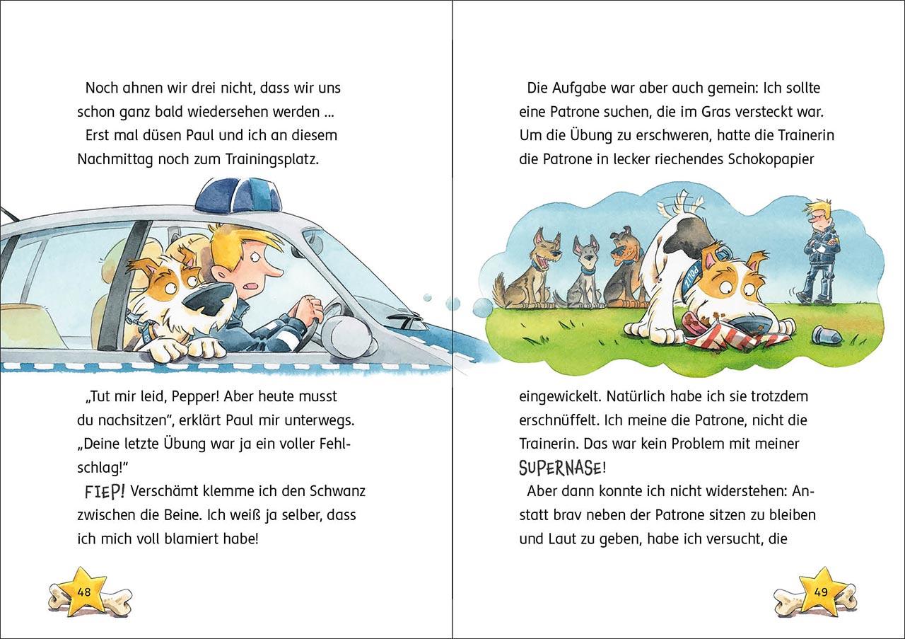 Beispielinhalt (Bild) Kommissar Pfote (Band 1) - Immer der Schnauze nach