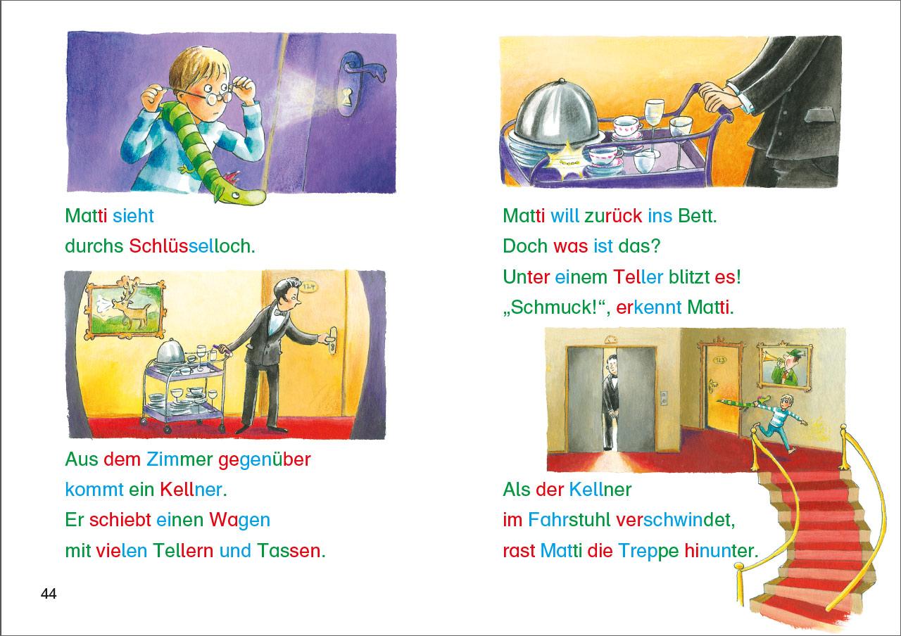 Beispielinhalt (Bild) Die besten Silbengeschichten zum Lesenlernen für Jungs 1. Klasse