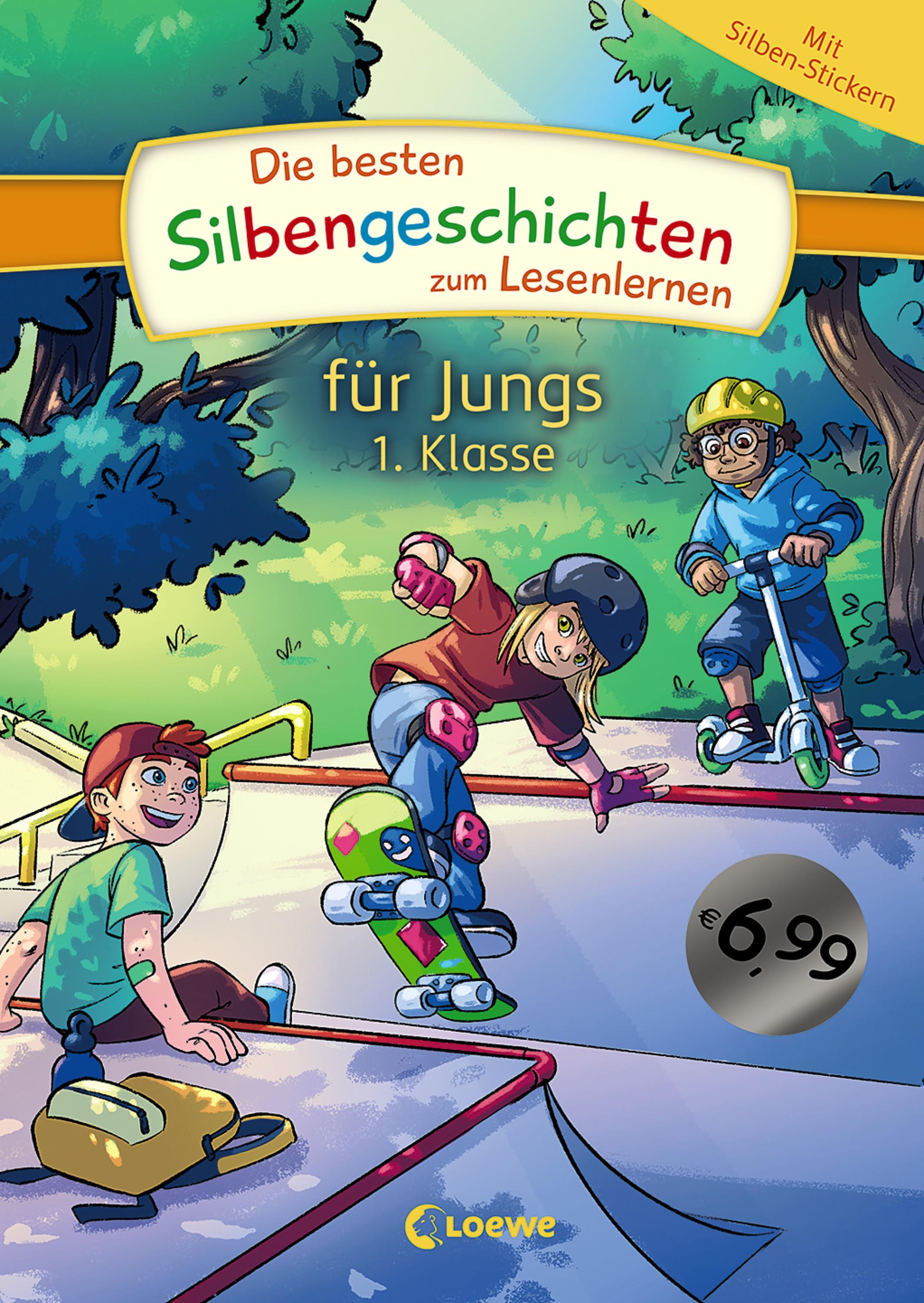 Vorderes Coverbild Die besten Silbengeschichten zum Lesenlernen für Jungs 1. Klasse