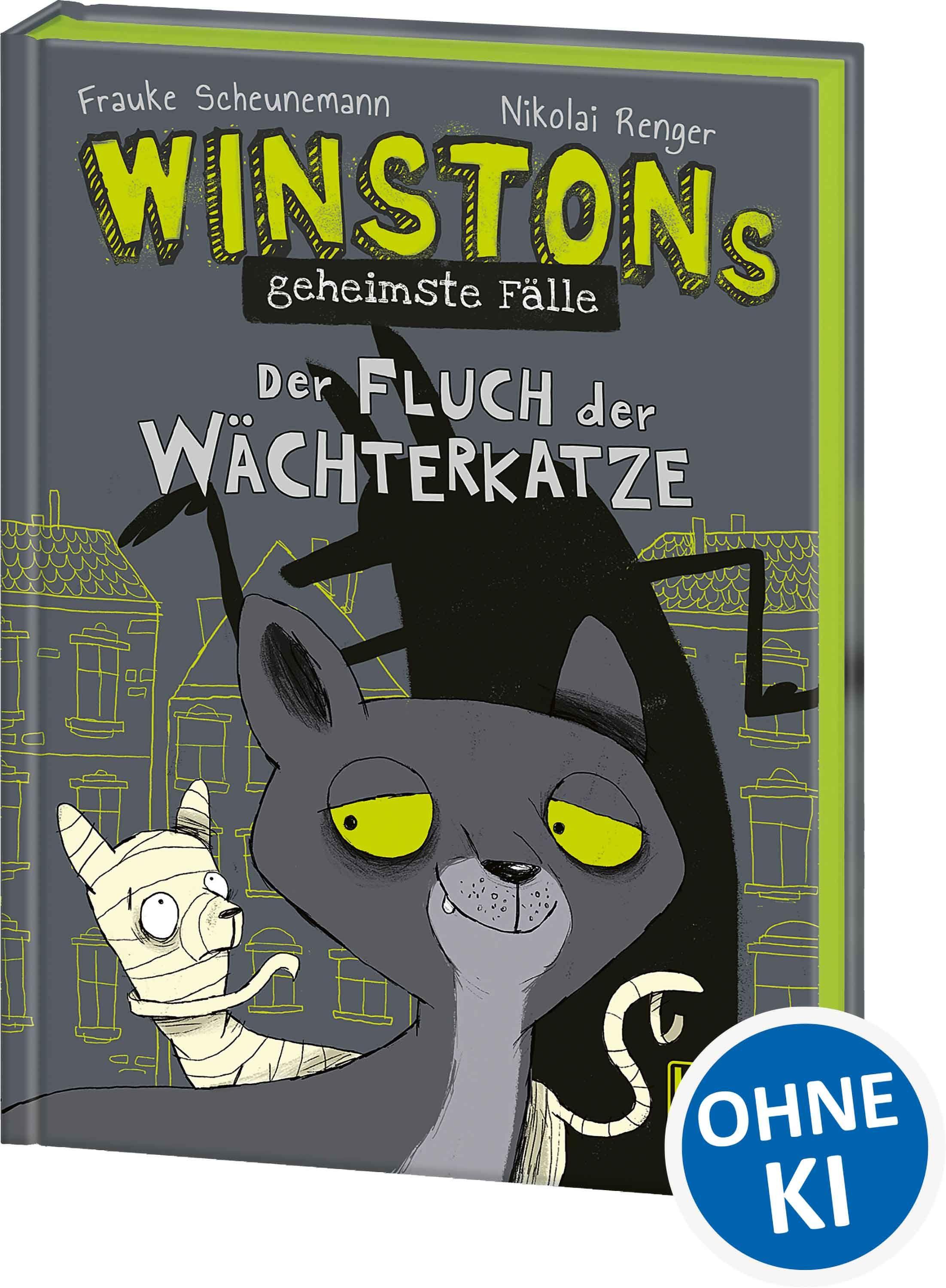 Vorderes Coverbild Winstons geheimste Fälle (Band 1) - Der Fluch der Wächterkatze