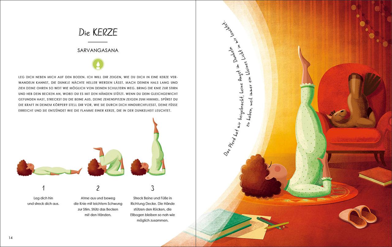 Beispielinhalt (Bild) Kinder-Yoga zum Einschlafen