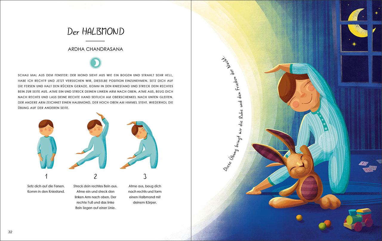 Beispielinhalt (Bild) Kinder-Yoga zum Einschlafen