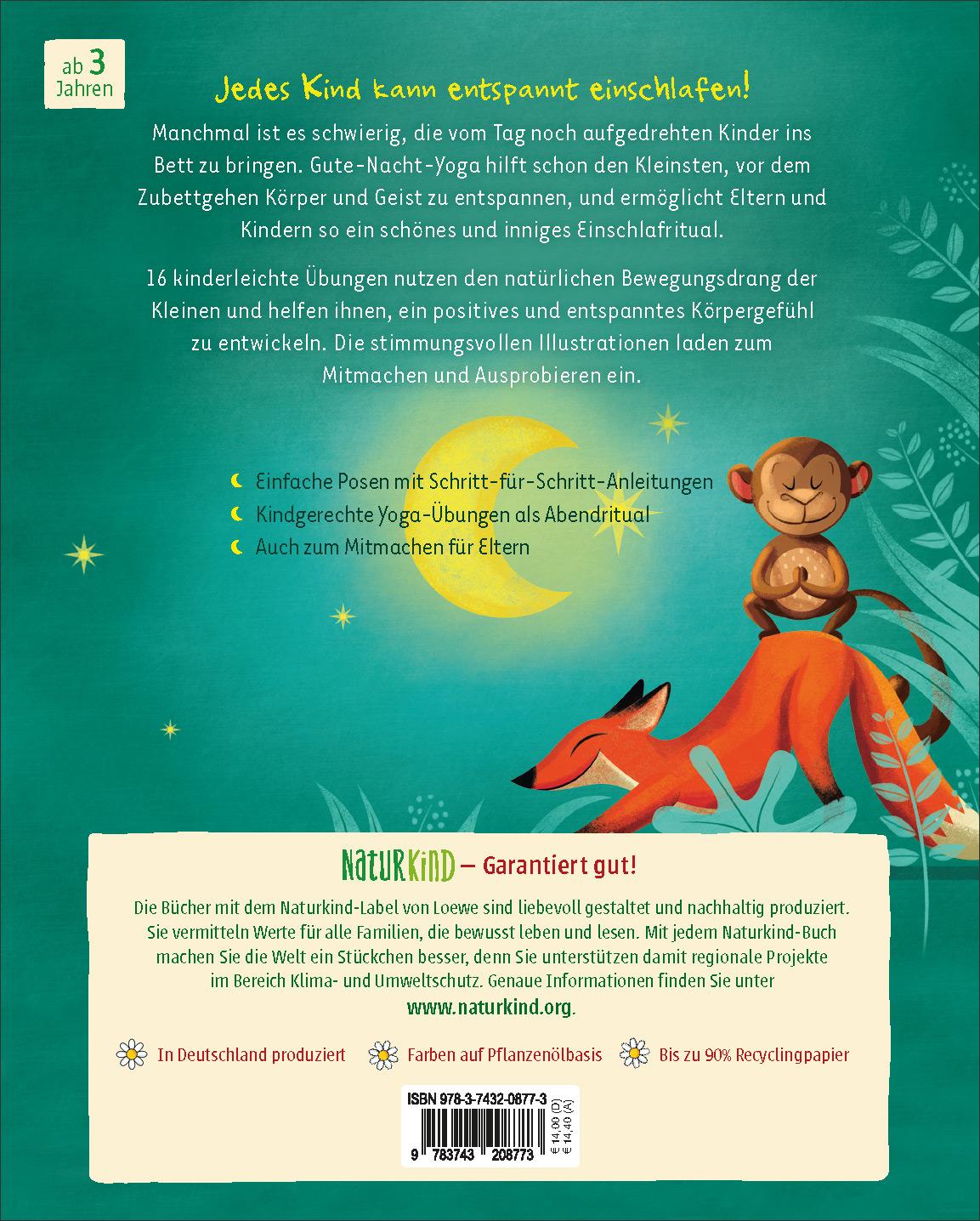 Rückseitencover Kinder-Yoga zum Einschlafen