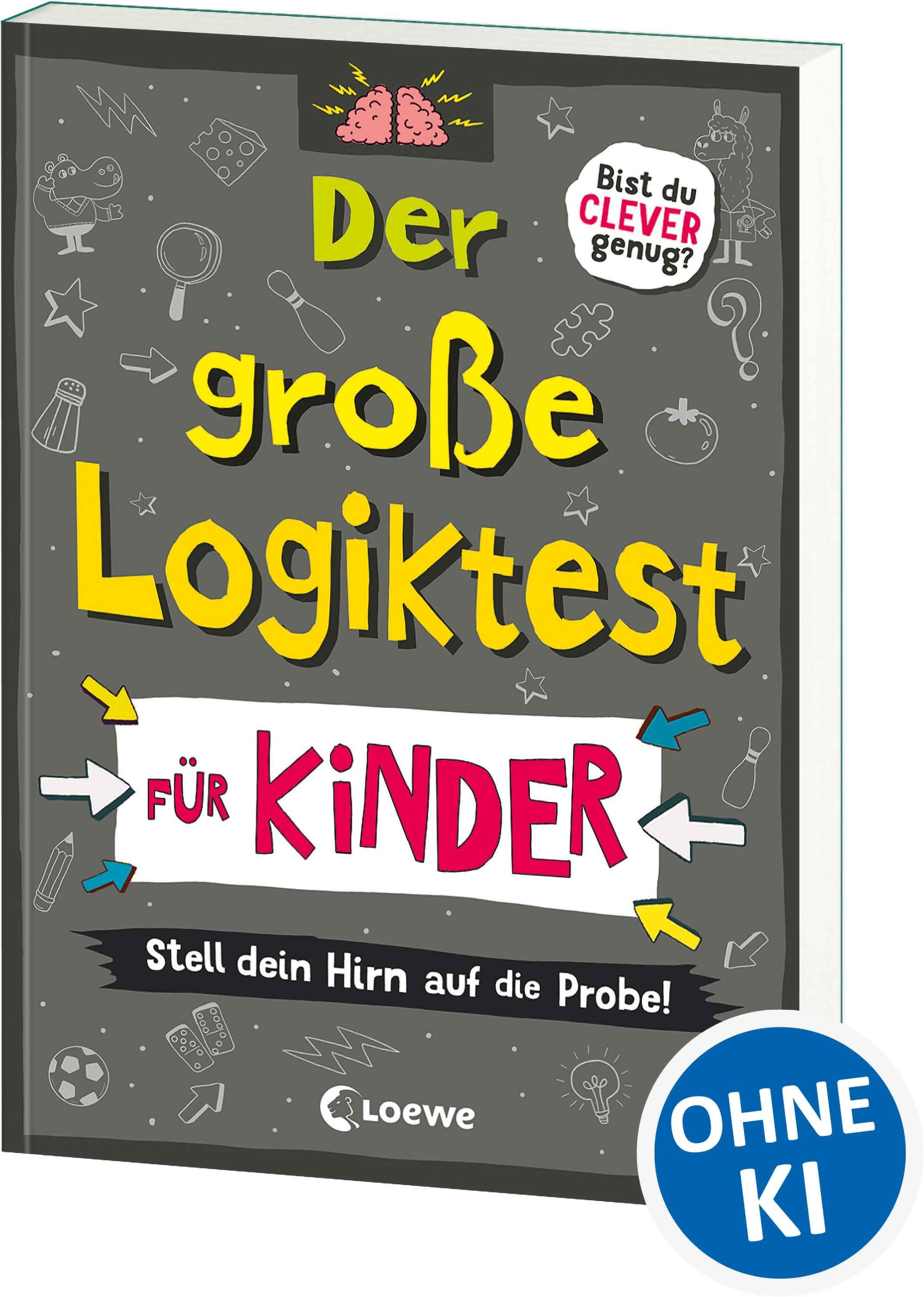 Vorderes Coverbild Der große Logiktest für Kinder - Stell dein Hirn auf die Probe!