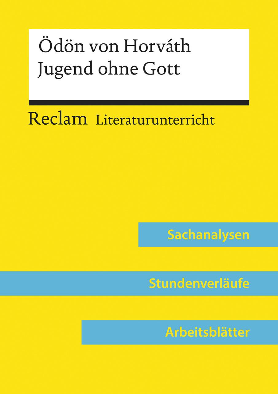 Vorderes Coverbild Ödön von Horváth: Jugend ohne Gott (Lehrerband)