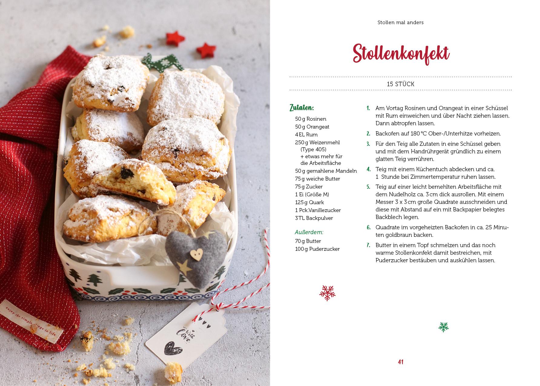 Beispielinhalt (Bild) Stollen - Das Backbuch