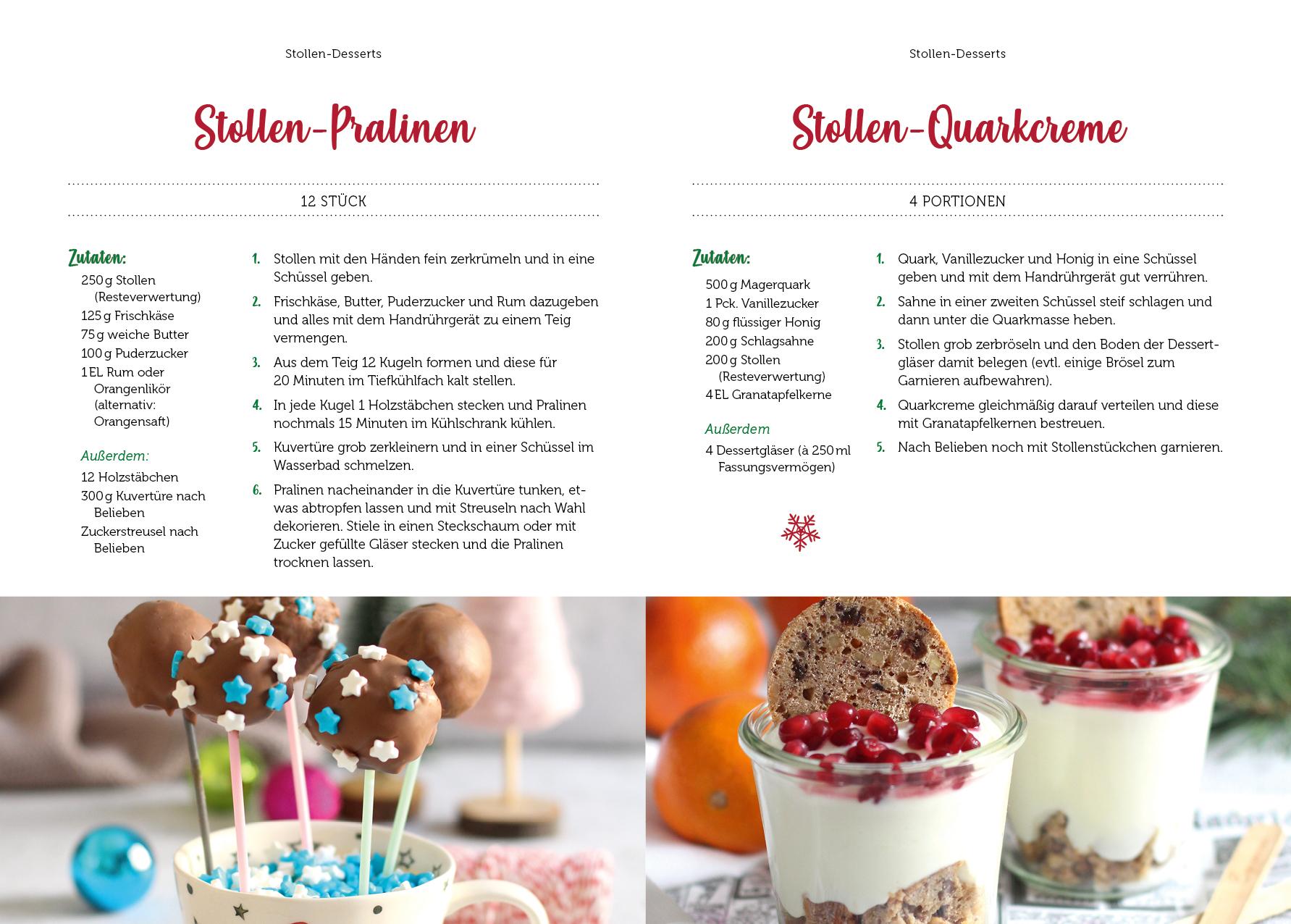 Beispielinhalt (Bild) Stollen - Das Backbuch