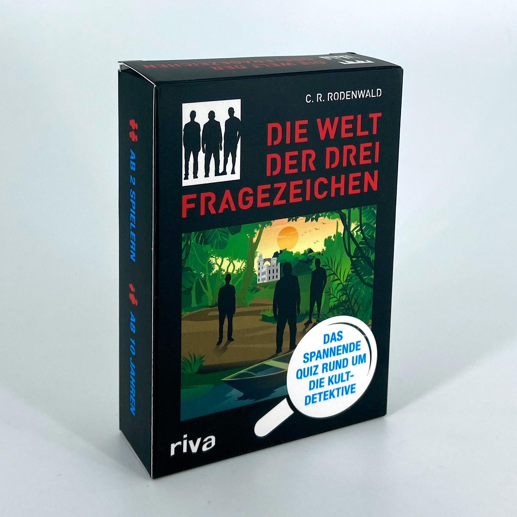 Beispielinhalt (Bild) Die Welt der Drei Fragezeichen - Das spannende Quiz rund um die Kultdetektive
