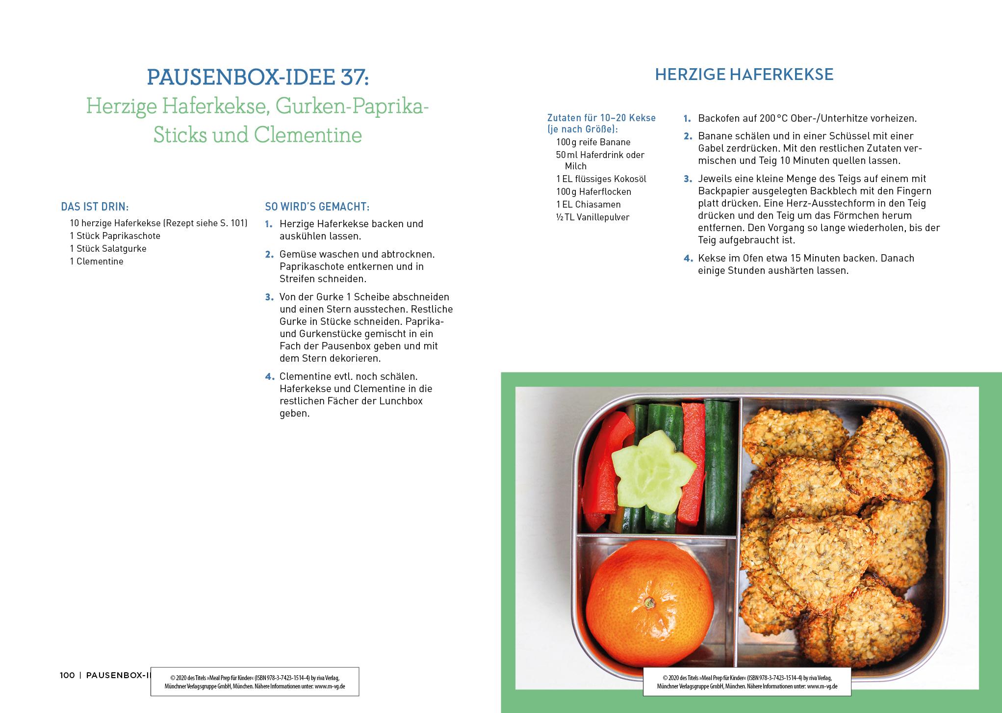 Beispielinhalt (Bild) Meal Prep für Kinder