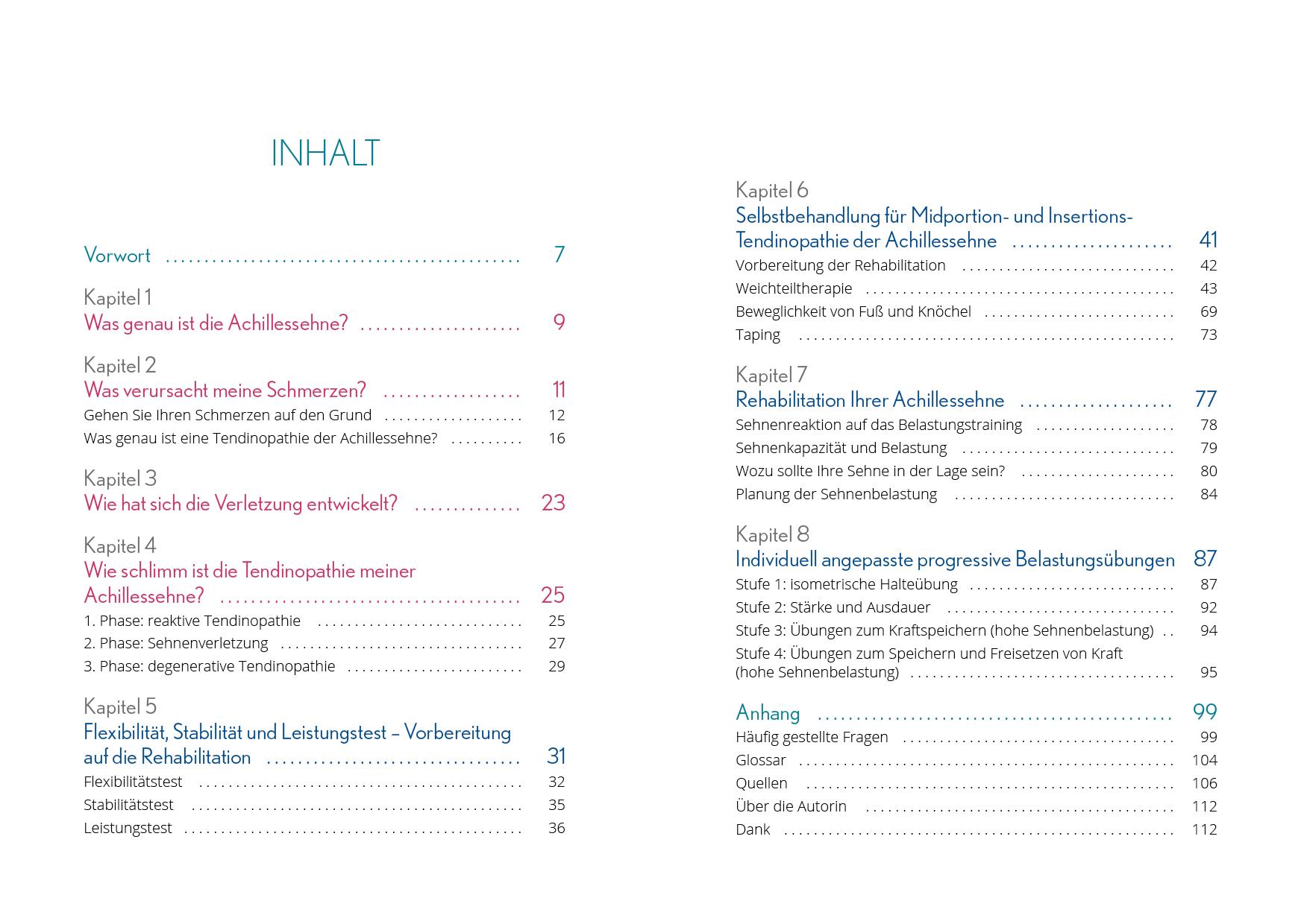 Beispielinhalt (Bild) Beschwerden der Achillessehne selbst behandeln