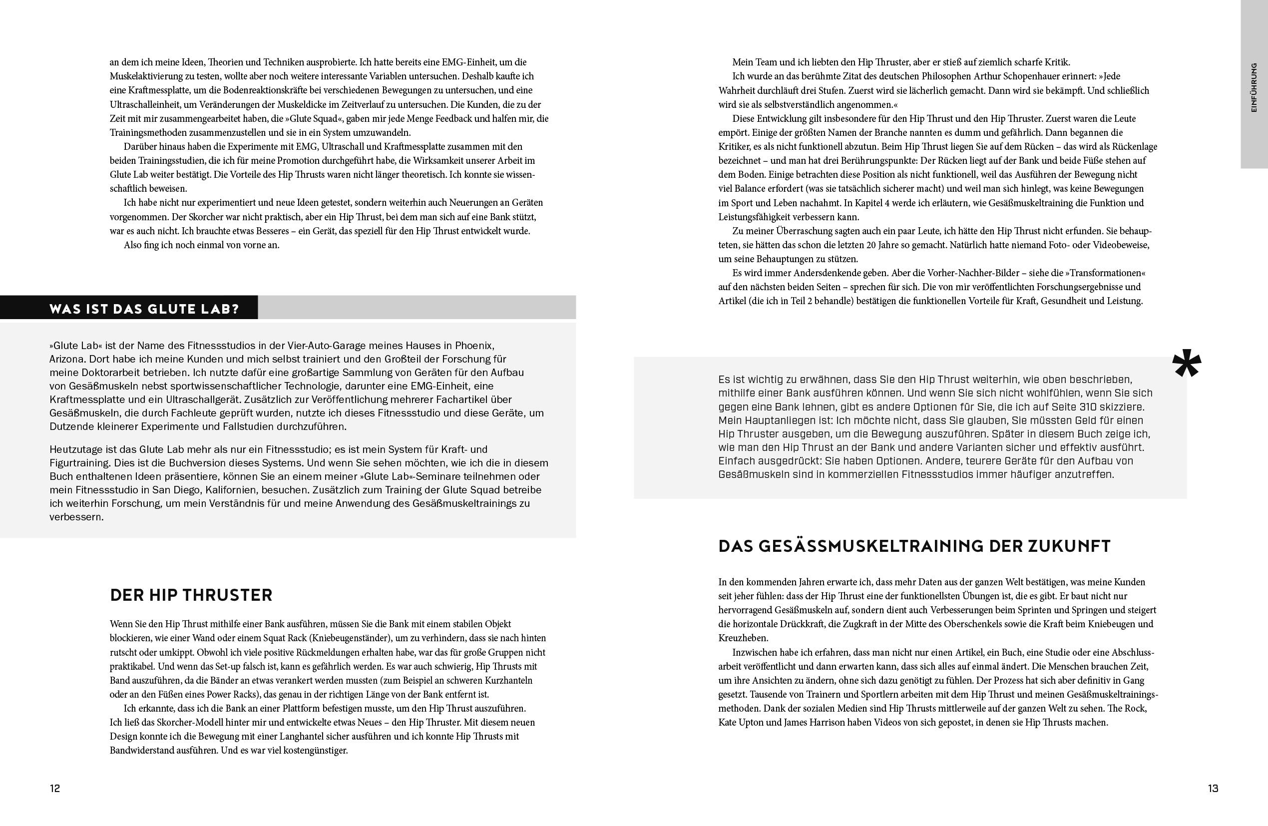 Beispielinhalt (Bild) Glute Lab - Die Revolution des Glutaeus-Trainings
