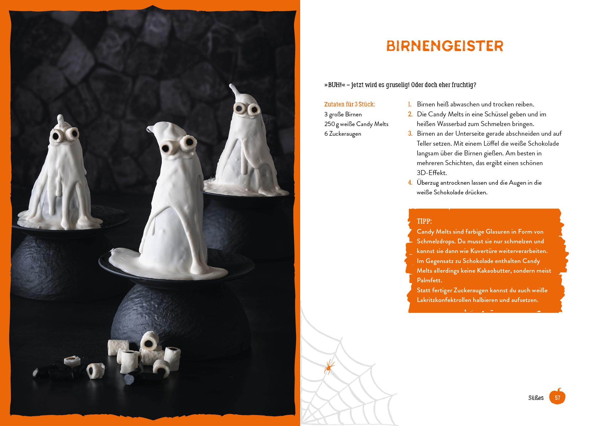Beispielinhalt (Bild) Süßes oder Saures - Das Halloween-Kochbuch