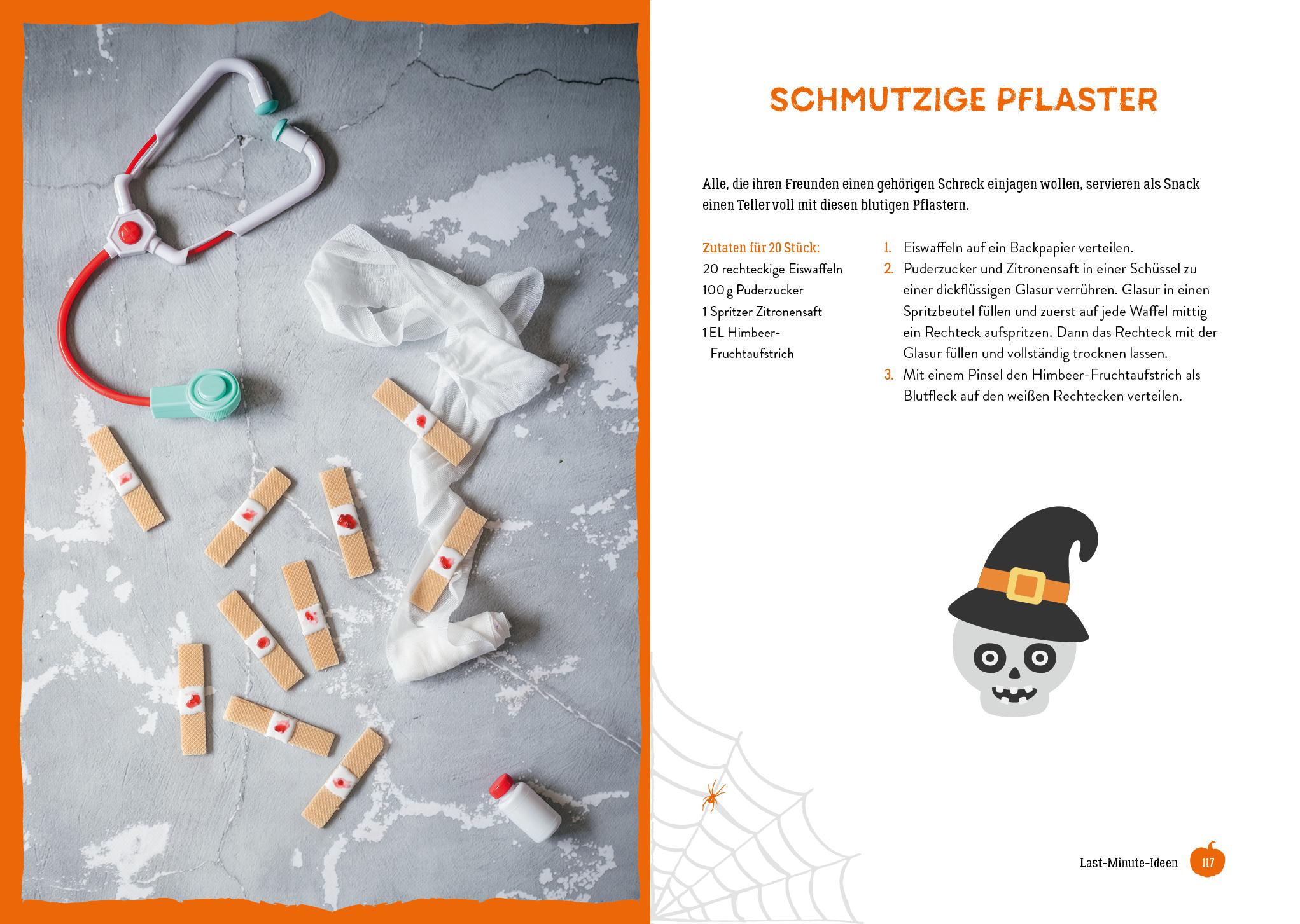 Beispielinhalt (Bild) Süßes oder Saures - Das Halloween-Kochbuch