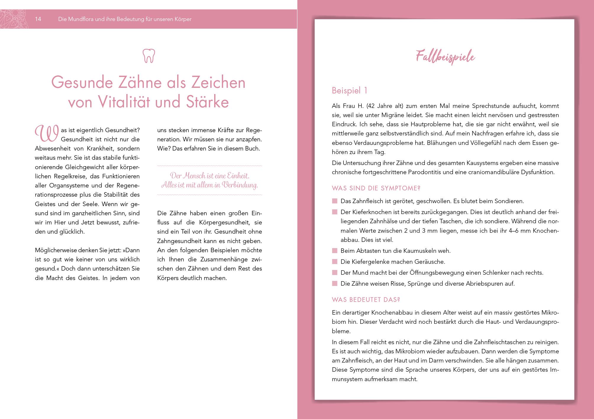 Beispielinhalt (Bild) Gesundheit beginnt im Mund