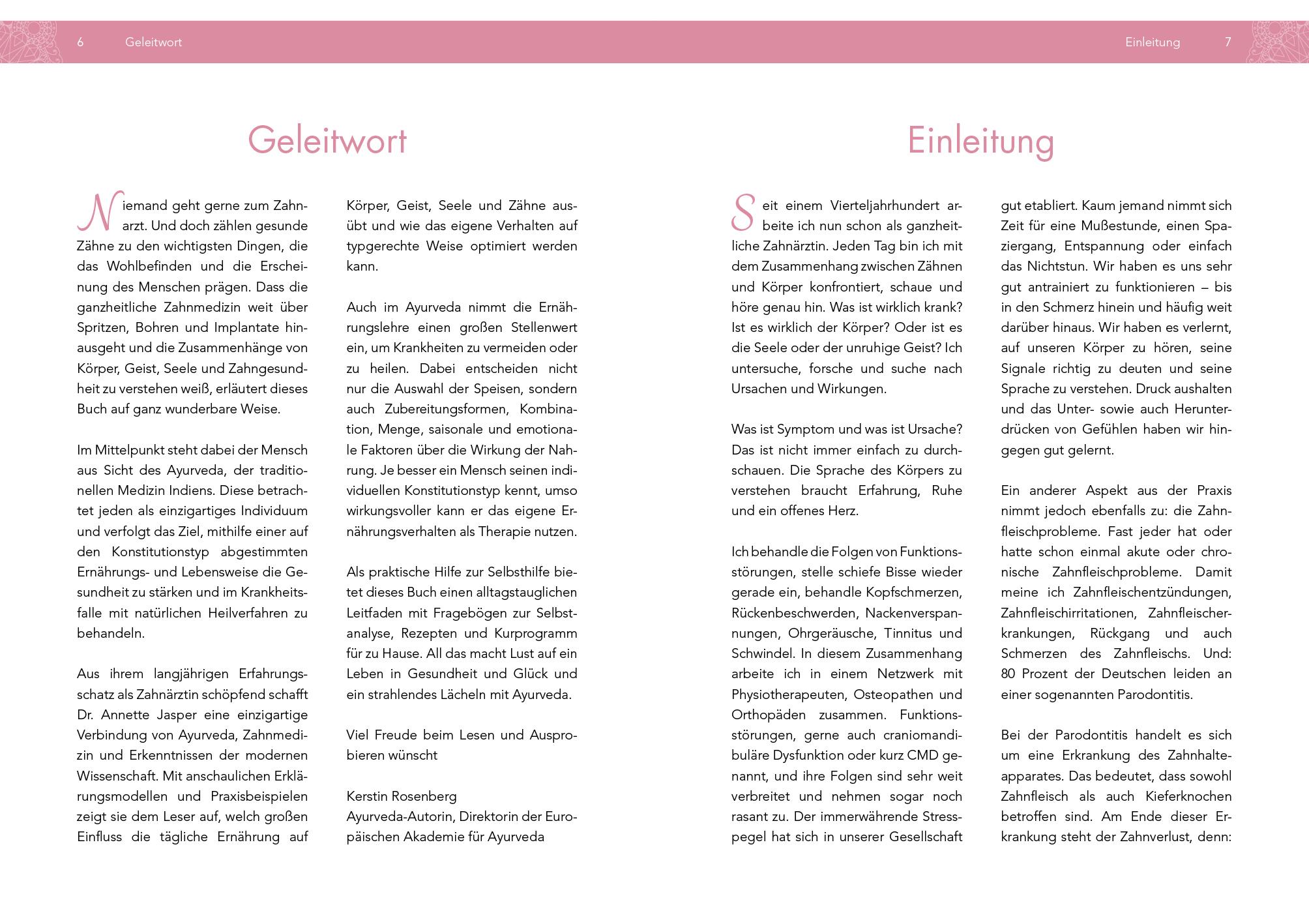 Beispielinhalt (Bild) Gesundheit beginnt im Mund