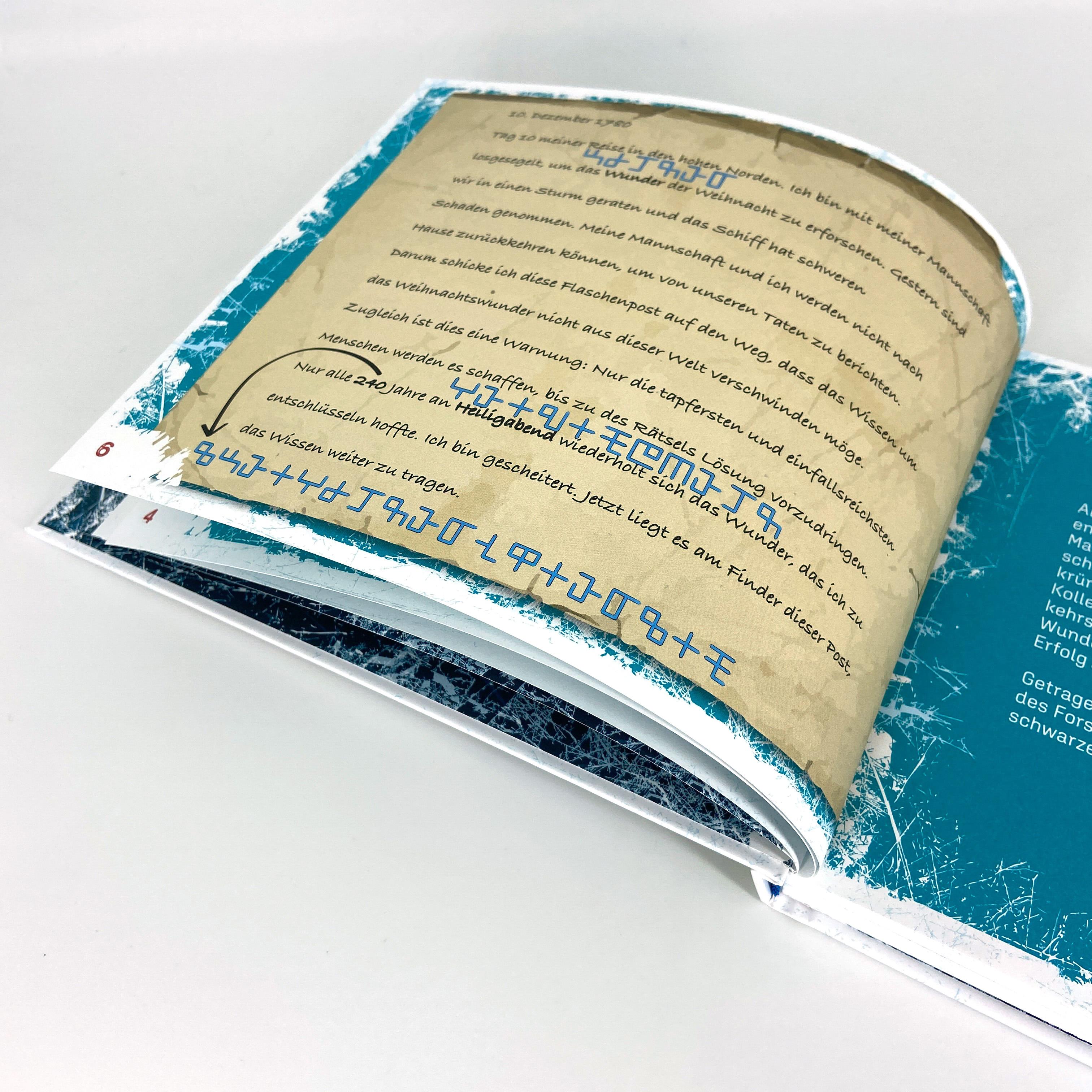 Beispielinhalt (Bild) Flucht aus dem Eis