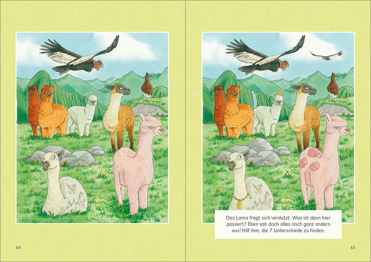 Beispielinhalt (Bild) Mein extradickes Fehler-Such-Buch (petrol)